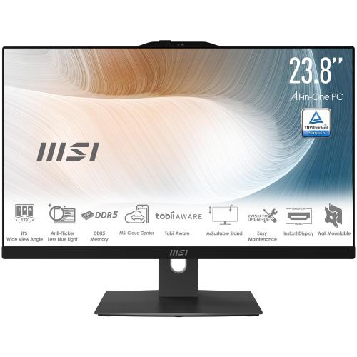 MSI MICROSTAR AIO 23,8CORE 5 8G 512G FDOS BK TCH C5 120U ANTIGLARE MULTI TOUCH