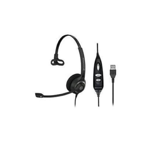 SENNHEISER CUFFIA MONO CON MICROFONO PROFESSIONALE USB COLORE NERO