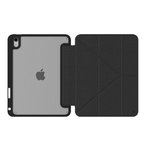 CELLY APPLE iPAD 10.9 11TH Gen CUSTODIA A LIBRO CON RETRO COVER TRASPARENTE ULTRA SOTTILE MATERIALE RESISTENTE AGLI URTI ON/OFF DISPLAY ALL'APERTURA NERO