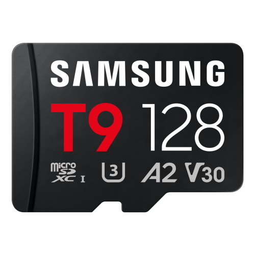 SAMSUNG T9 128GB MicroSDXC UHS-I Class 3 (U3) V30 200 MB/s A2 NERO