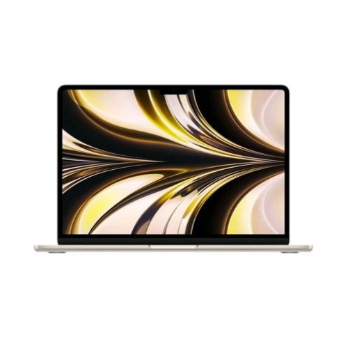 APPLE MACBOOK AIR 13.6" CHIP M2 CPU 8-CORE E GPU 8-CORE RAM 8GB-SSD 256GB-OS MONTEREY STARLIGHT (MLY13T/A)