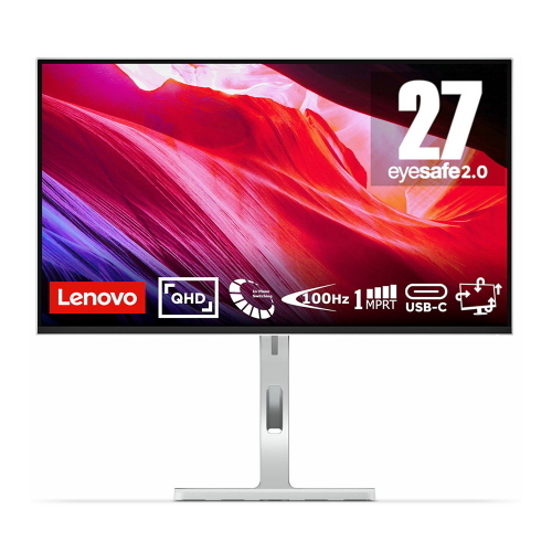 LENOVO MON 27IPS HDMI DP QHD 2K WH MM USB L27H-4A 3Y USBC 75W BIANCO