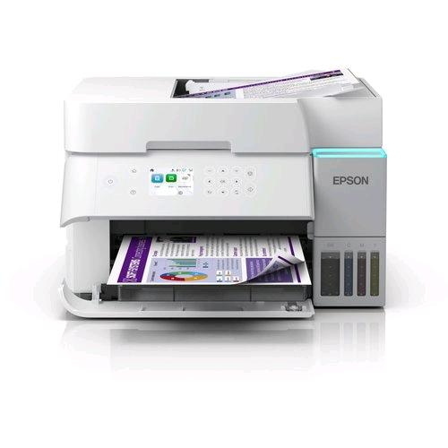 EPSON ECOTANK ET-3956 STAMPANTE MULTIFUNZIONE INK-JET ITS A COLORI A4 WI-FI 18ppm 250 FOGLI USB LAN BIANCO