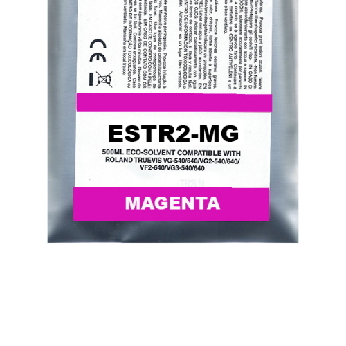 Magente Eco-Solvent Ink Bag Compa Roland TrueVIS SG2,VG2,VF2,SG3,VG3#500ML