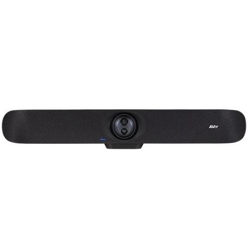 AVER VB350 BARRA VIDEO PTZ DOPPIA FOTOCAMERA 4K ULTRA HD 3840 x 2160 60 fps ZOOM IBRIO 18x MICROFONO INCORPORATO SISTEMA DI TACCIAMENTO AUDIO CON VIDEO NERO