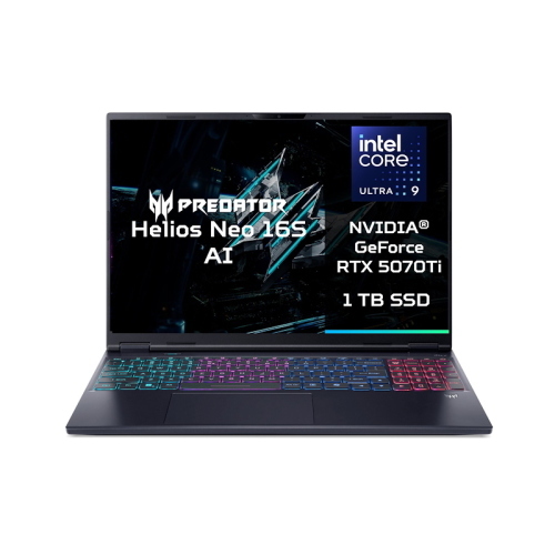 ACER PREDATOR ELIOS NEO 16S AI PHN16S-71-99PU 16" OLED WQXGA 240Hz INTEL CORE ULTRA 9 275HX RAM 16GB-SSD 1TB NVMe-NVIDIA GeForce RTX 5070 Ti 12GB-WI-FI 6E + 2.5G LAN-WIN 11 HOME NERO (NH.QX7ET.00L)