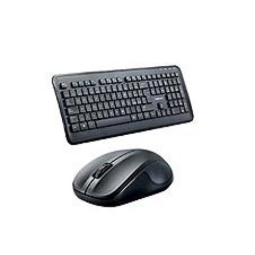 MEDIACOM OFFICE NX989 TASTIERA + MOUSE ERGONOMICO WIRELESS 2.4GHz NERO