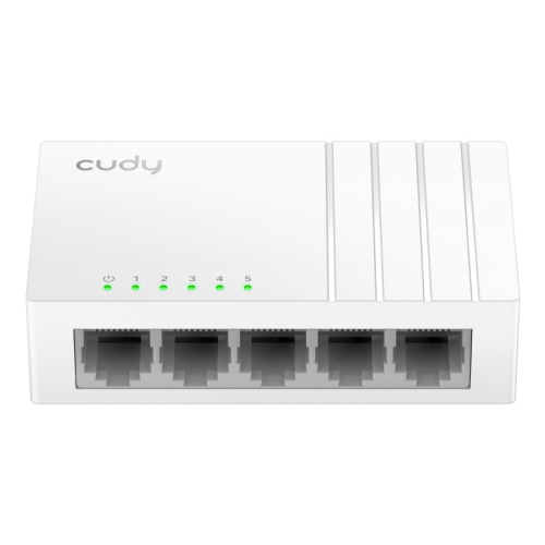 Cudy FS105D switch di rete Fast Ethernet (10/100) Nero
