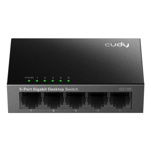 Cudy GS105 switch di rete Gigabit Ethernet (10/100/1000) Nero