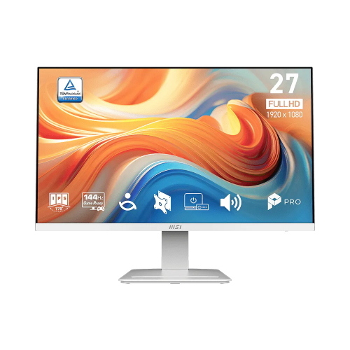 MSI MICROSTAR MON 27IPS FHD WH MM H/DP/VGA 144HZ MSI PRO MP273W E14 BIANCO TILT REG