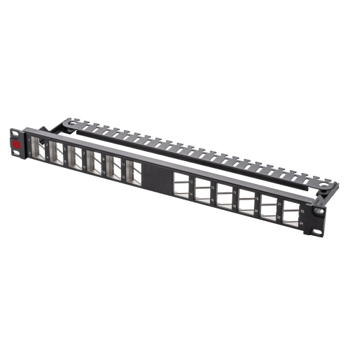 Pannello Patch di Distribuzione FTP 1U 24 Posti RJ45 Uscita Inclinata