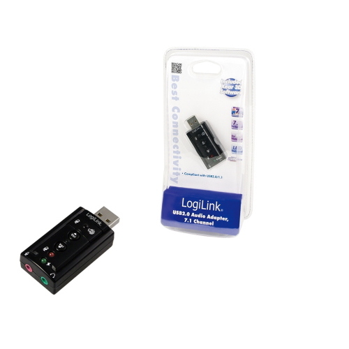 FORNITORI VARI SCHEDA AUDIO USB 2.0 BK (LOGILINK) PER WINDOWS 10/8/7/VISTA/XP/MAC/LIN