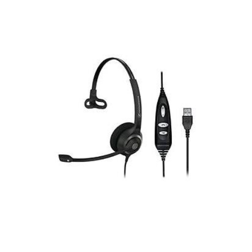 SENNHEISER CUFFIA MONO CON MICROFONO PROFESSIONALE USB COLORE NERO