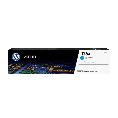 HP 126A CYAN LASERJET PRINT CARTR.