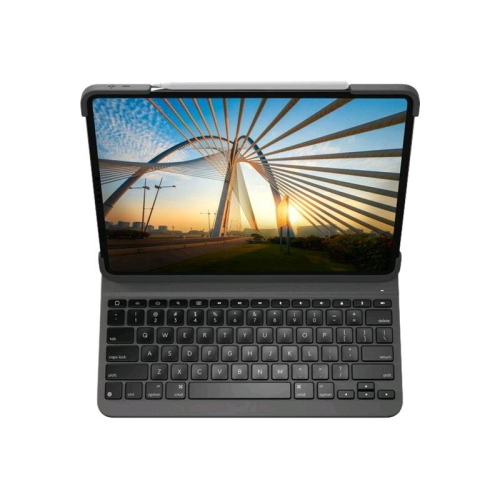LOGITECH iPAD PRO 12.9 COVER + TASTIERA BLUETOOTH QWERTY NERA