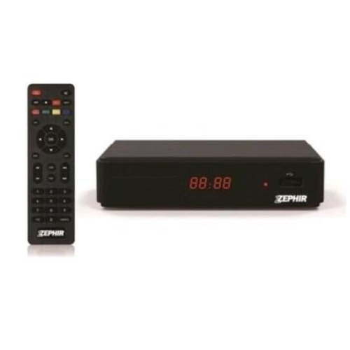 ZEPHIR ZDEBT2 DECODER DIGITALE TERRESTRE DVB-T2/HEVC USB 2.0 TELECOMANDO HDMI NERO