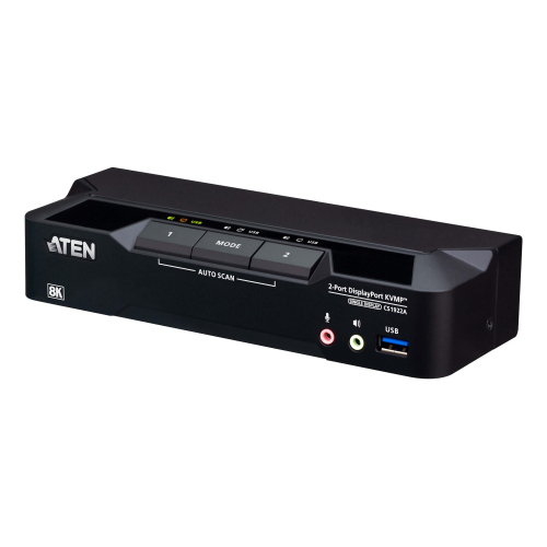 Aten CS1922A-AT-G 2-Port USB 3.0 8K DisplayPort KVMP. Sw
