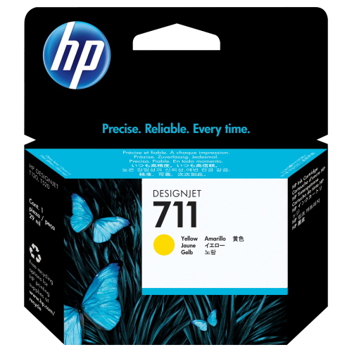 HP INC INK HP 711 GIALLO PER DESIGNJET T120 29ML