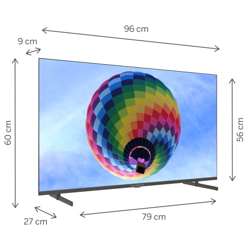 TV 43 THOMSON UHD SMART 4K QLED T2/C2S2 GOOGLE TV