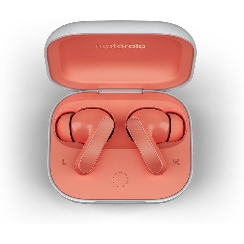 MOTO BUDS CORAL PEACH