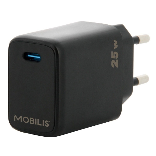 MOBILIS CARICABATTERIE DA RETE 25 W 1 x USB-C NERO