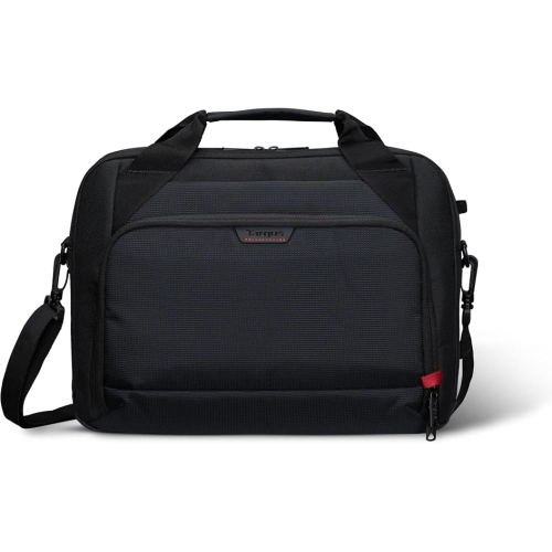 TARGUS CLASSIC ECOSMART BORSA PER NOTEBOOK 13"-14" SOTTILE IMPERMEABILE TASCA IMBOTTITA CERNIERE ANTIFURTO TRACOLLA + TRACOLLA PER TROLLEY