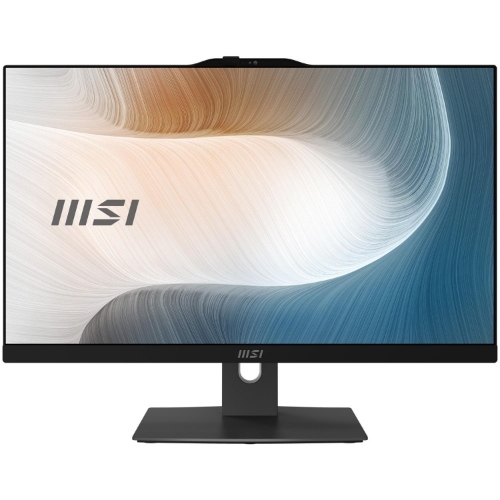 MSI MODERN AM242TP 1M-2277EU ALL IN ONE 23.8" TOUCH SCREEN INTEL CORE 5 120U RAM 16GB-SSD 512GB NVMe-INTEL UHD GRAPHICS-WI-FI 6E + GIGABIT LAN-WEB CAM ALTOPARLANTI-TASTIERA MOUSE-WIN 11 PROF NERO