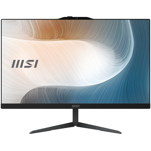 MSI MODERN AM242 1M-1221EU ALL IN ONE 23.8" INTEL CORE 3 100U RAM 8GB-SSD 256GB NVMe-INTEL GRAPHICS-WI-FI 6E + GIGABIT LAN-WIN 11 PROF NERO (AM2421M1221EU)