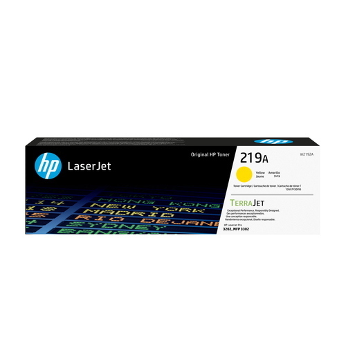 HP TONER ORIGINALE LASERJET 219A GIALLO