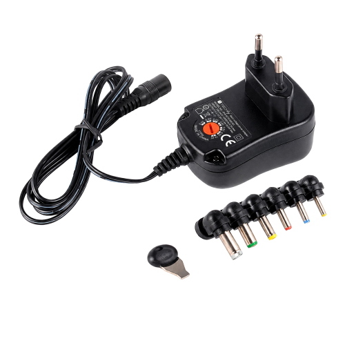 Alimentatore Universale Regolabile 18W AC/DC 3V-12V 1500 mA con 6 Spine DC