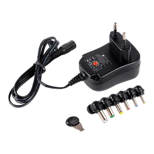 Alimentatore Universale Regolabile 27W AC/DC 3V-12V 2250 mA con 6 Spine DC