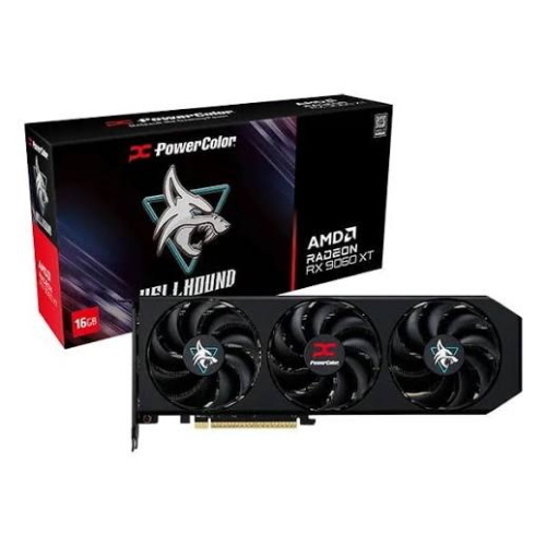 POWERCOLOR HELLHOUND RADEON RX 9070 XT 16GB GDDR6 TRIPLE FAN PCi Ex 5.0 16x