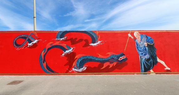 Street Art nel porto di Civitanova Marche
